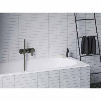   Eleganta falba süllyesztett csaptelep szettel, kétutas, belső egység nélkül EL 065.20GB.O2.RB07D.+S , Graphite Brushed