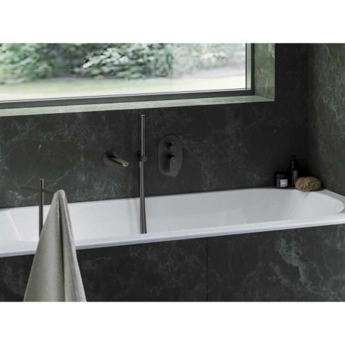 Eleganta falba süllyesztett csaptelep, kétutas, belső egység nélkül EL 065.20GB.O2.RB07E, Graphite Brushed