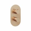 Espirit termosztátos falba süllyesztett csaptelep, háromutas, belső egység nélkül ES 067.60RGB.O3.RB07C, Rose Gold Brushed