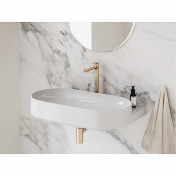   Eleganta álló mosdócsaptelep 335 mm leeresztő nélkül EL 015.60RGB, Rose Gold Brushed