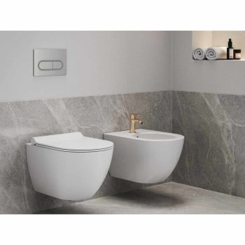   Eleganta álló bidécsaptelep 130 mm leersztő nélkül EL 056.60RGB, Rose Gold Brushed