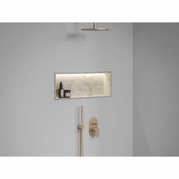   Eleganta falba süllyesztet csaptelep, automatikus, kétutas, belső egységgel EL 061.60RGB.O2, Rose Gold Brushed