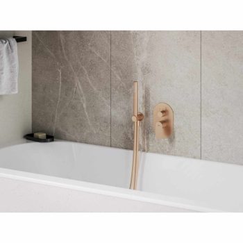   Eleganta falba süllyesztett csaptelep, kétutas, belső egység nélkül EL 065.60RGB.O2.RB07E, Rose Gold Brushed