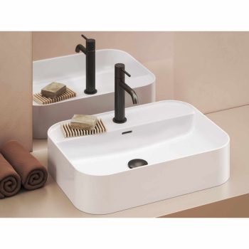   Espirit álló mosdócsaptelep BeCool 190 mm leeresztő nélkül ES 012.21GB, Graphite Brushed