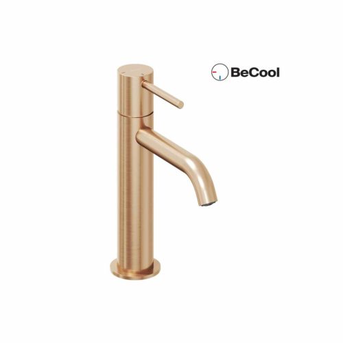 Espirit álló mosdócsaptelep BeCool 190 mm leeresztő nélkül ES 012.61RGB, Rose Gold Brushed