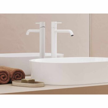   Espirit álló mosdócsaptelep BeCool 340 mm leeresztő nélkül ES 015.11WV, White Velvet