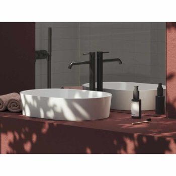   Espirit álló mosdócsaptelep BeCool 340 mm leeresztő nélkül ES 015.21GB, Graphite Brushed