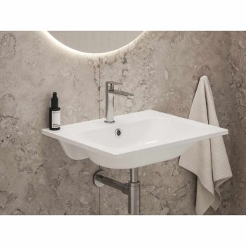   Eleganta álló mosdócsaptelep BeCool 174 mm leeresztő nélkül EL 012.01CR, Chrome