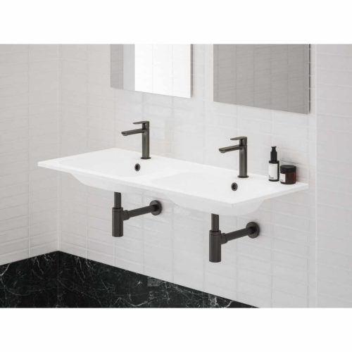 Eleganta álló mosdócsaptelep BeCool 174 mm leeresztő nélkül EL 012.21GB, Graphite Brushed