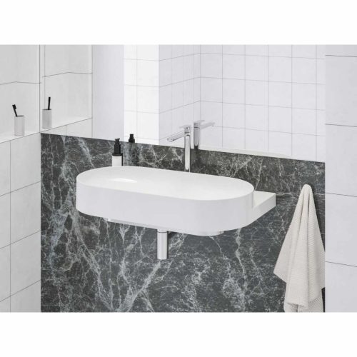 Eleganta álló mosdócsaptelep BeCool 335 mm leeresztő nélkül EL 015.01CR, Chrome