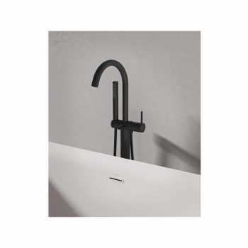   Padlón álló kádcsaptelep FM 082.20BL.RB07A, fekete (R-box nélkül)