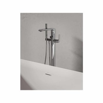   Flat padlón álló kádcsaptelep szettel FL 080.00CR.RB07A, króm