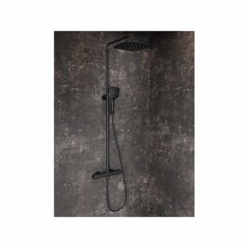 Flat termosztátos zuhanyoszlop szettel FL 091.20BL, fekete