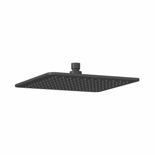 Esőztető szögletes fejzuhany, 250x250 mm 986.20BLM, matt fekete