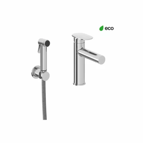 Spring álló mosdócsaptelep bidézuhannyal 190 mm, leeresztő nélkül SG 112.00CR, króm