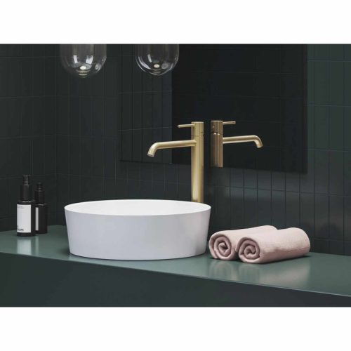 Espirit álló mosdócsaptelep BeCool 340 mm leeresztő nélkül ES 015.61GLB, Gold Brushed