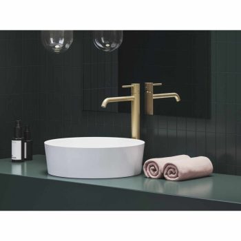   Espirit álló mosdócsaptelep 340 mm leeresztő nélkül ES 015.60GLB, Gold Brushed