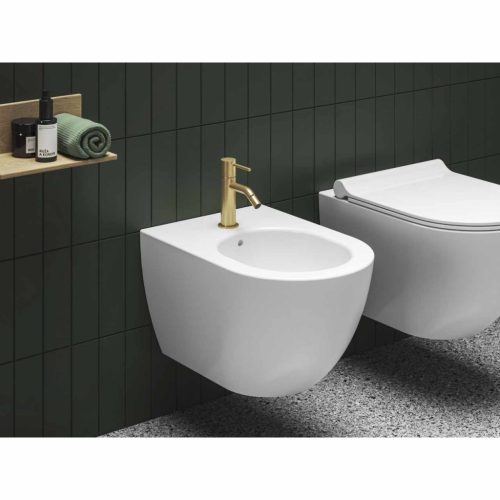 Espirit álló bidécsaptelep 150 mm leersztő nélkül ES 056.60GLB, Gold Brushed