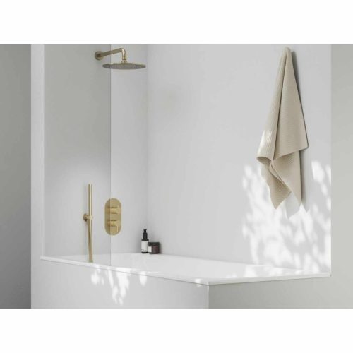 Espirit falba süllyesztett csaptelep, háromutas, belső egység nélkül ES 068.60GLB.O3.RB07F, Gold Brushed