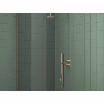   Espirit falba süllyesztett termosztátos csaptelep, kétutas, beslő egység nélkül ES 063.60GLB.O2.RB07C, Gold Brushed