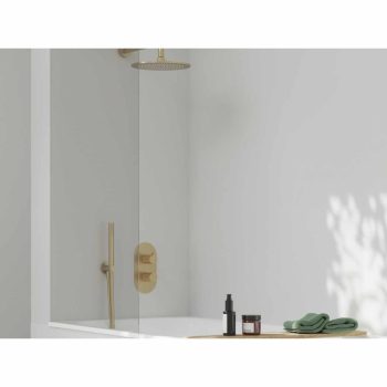   Espirit termosztátos falba süllyesztett csaptelep, háromutas, belső egység nélkül ES 067.60GLB.O3.RB07C, Gold Brushed