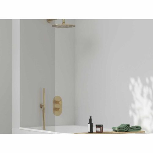 Espirit termosztátos falba süllyesztett csaptelep, háromutas, belső egység nélkül ES 067.60GLB.O3.RB07C, Gold Brushed