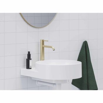   Espirit álló mosdócsaptelep BeCool 250 mm leeresztő nélkül ES 014.61GLB, Gold Brushed