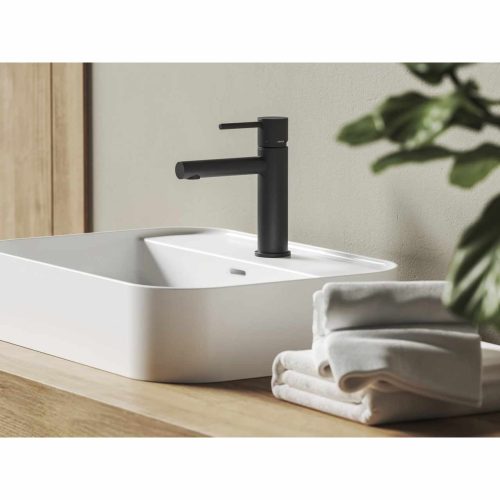 Nox mosdócsaptelep 190 mm, lefolyó nélkül NX 014.20BLM, matt fekete