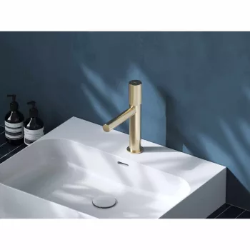   Revers álló mosdócsaptelep 220 mm leeresztő nélkül RV 012.60CH, champagne