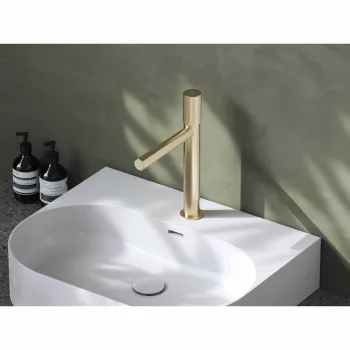  Revers álló mosdócsaptelep 285 mm leeresztő nélkül RV 014.60CH, champagne