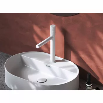   Revers álló mosdócsaptelep 285 mm leeresztő nélkül RV 014A.10WHM, matt fehér
