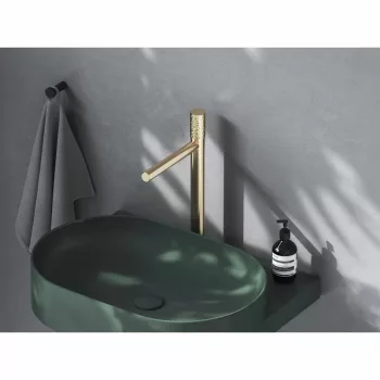   Revers álló mosdócsaptelep 375 mm leeresztő nélkül RV 015A.60CH, champagne