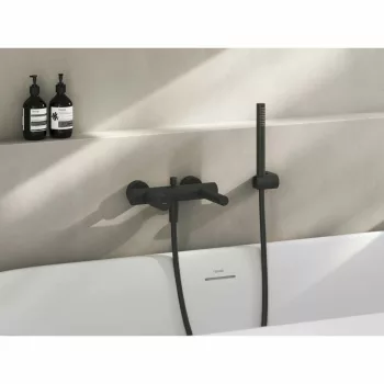   Revers fali kádcsaptelep zuhanyszett nélkül RV 022A.20BLM, matt fekete