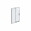 RODP2 110 zuhanyajtó fekete+transparent