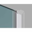 COOL! COSD1-80 zuhanyajtó matt fehér+transparent