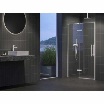 COOL! COSD2-120 zuhanyajtó matt fehér+transparent