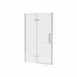 COOL! COSD2-120 zuhanyajtó matt fehér+transparent