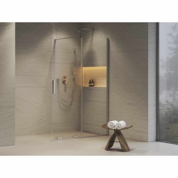 ROWI 140 zuhanykabin krómhatású+transparent