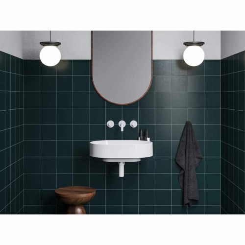 Yard 60 kerámiamosdó, matt fehér, túlfolyó furat nélkül