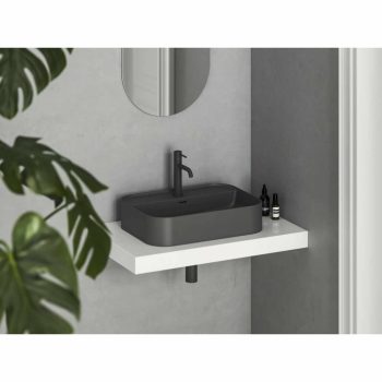 Ceramic Slim Shelf R 55 kerámiamosdó antracit
