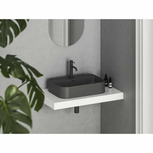 Ceramic Slim Shelf R 55 kerámiamosdó antracit