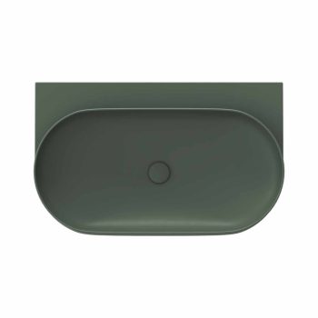 Yard 80 kerámiamosdó Grey Green, túlfolyó furat nélkül