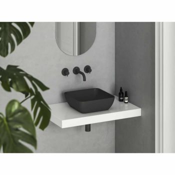 Uni Slim 38 S kerámiamosdó, matt fekete