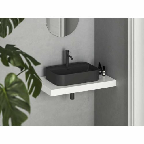 Ceramic Slim Shelf R 55 kerámiamosdó matt fekete