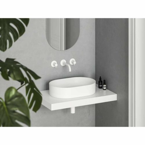 Ceramic Slim O 55 kerámiamosdó matt fehér