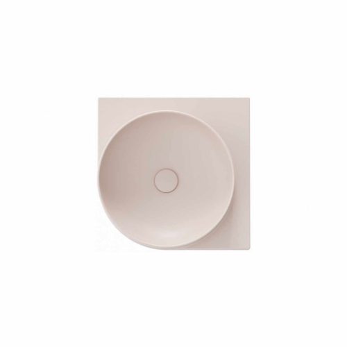 Yard 45 C kerámiamosdó Alabaster Pink, túlfolyó furat nélkül