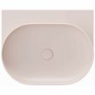 Yard 60 kerámiamosdó Alabaster Pink, túlfolyó furat nélkül