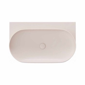   Yard 80 kerámiamosdó Alabaster Pink, túlfolyó furat nélkül