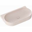 Yard 80 kerámiamosdó Alabaster Pink, túlfolyó furat nélkül
