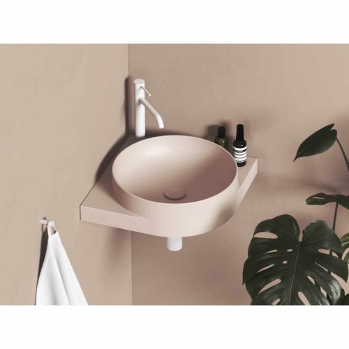 Yard 45 C kerámiamosdó Alabaster Pink